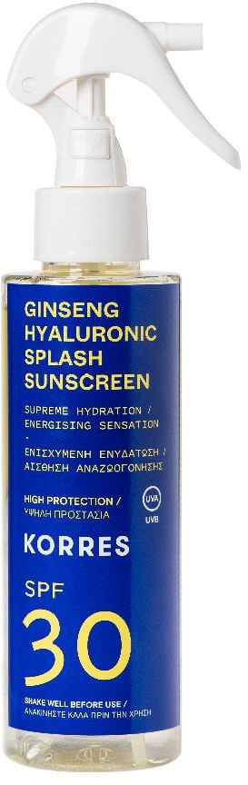 Korres Ginseng Hyaluronic Splash Sunscreen SPF30 150ml