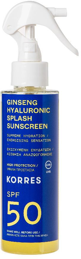 Korres Ginseng Hyaluronic Splash Sunscreen SPF50 150ml