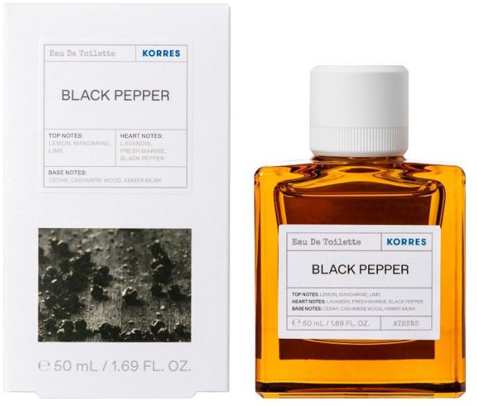 Korres Black Pepper Eau de Toilette 50ml