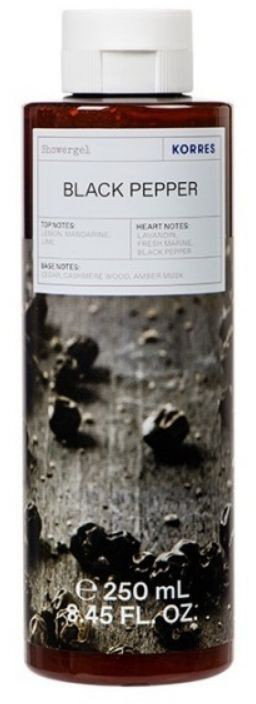 Korres Black Pepper ShowerGel 250ml