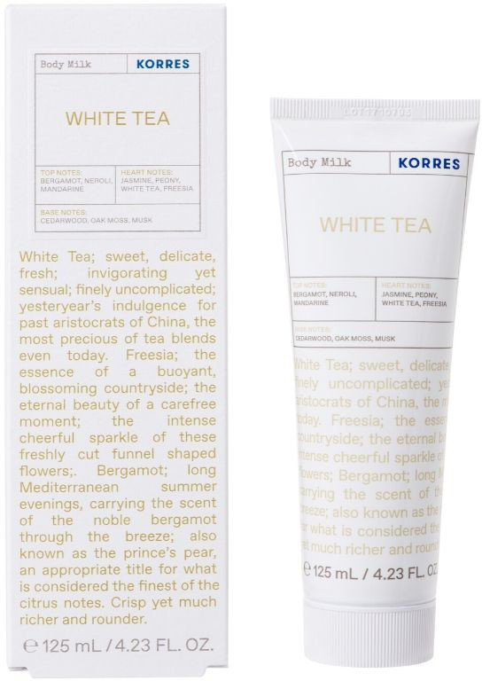 Korres Body Milk White Tea Bergamot Freesia 125ml