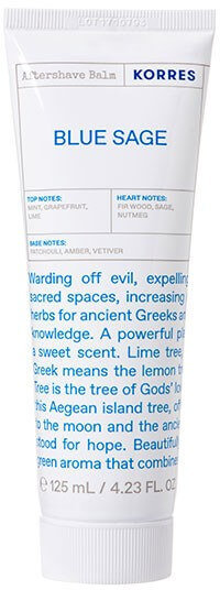 Korres After Shave Balm Blue Sage 125ml