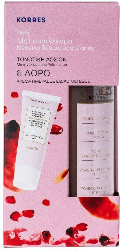Korres Set Pomegranate Toner & Cream Gel 