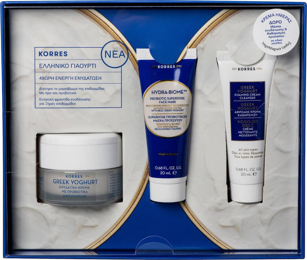 Korres Greek Yoghurt Set 48h Active Hydration Dry Skin