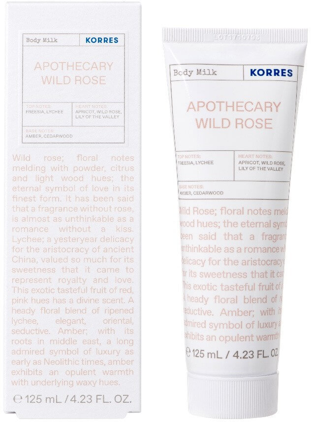 Korres Apothecary Wild Rose Moisturizing Body Milk 125ml