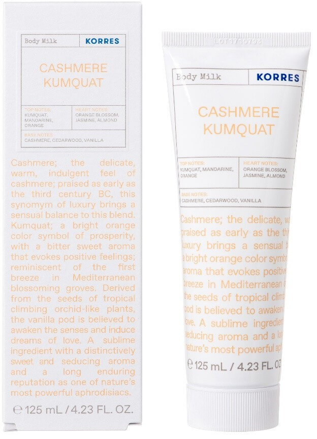 Korres Cashmere Kumquat Moisturizing Body Milk 125ml