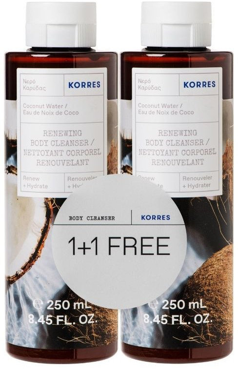 Korres 1+1 Shower Gel Coconut Water 2x250ml