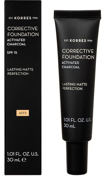 Korres Activated Charcoal Corrective Foundation ACF2 30ml
