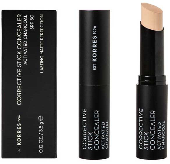 Korres Corrective Concealer Activated Charcoal ACS1 3.5gr