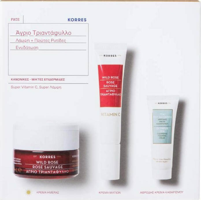 Korres Wild Rose Set for Normal & Mixed Skin