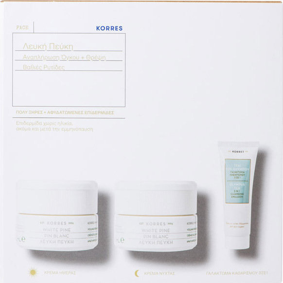 Korres White Pine Set Very Dry Skin