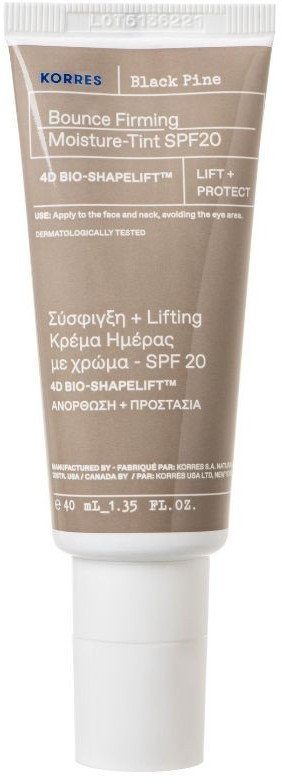 Korres Black Pine 4D Bounce Firming Moisture-Tint SPF20 40ml