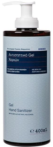 Korres Gel Hand Sanitizer Ethyl Alcohol 80% 400ml