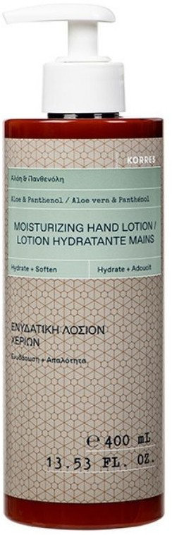 Korres Moisturizing Hand Lotion Aloe Vera Panthenol 400ml