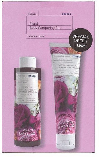 Korres Floral Body Pampering Set Japanese Rose