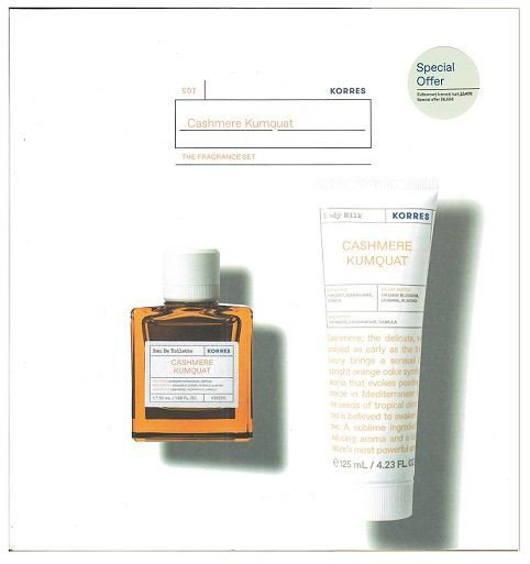 Korres Cashmere Kumquat The Fragrance Set