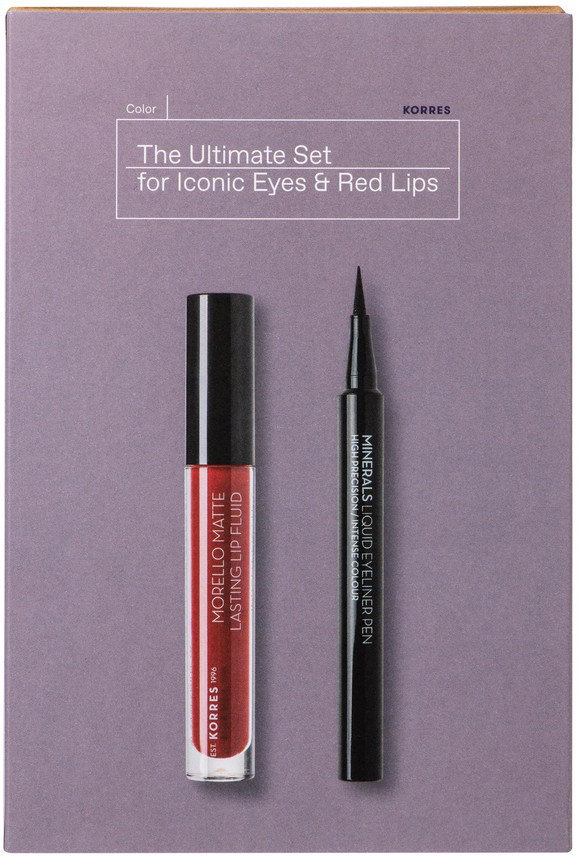 Korres The Ultimate Set for Iconic Eyes Red Lips