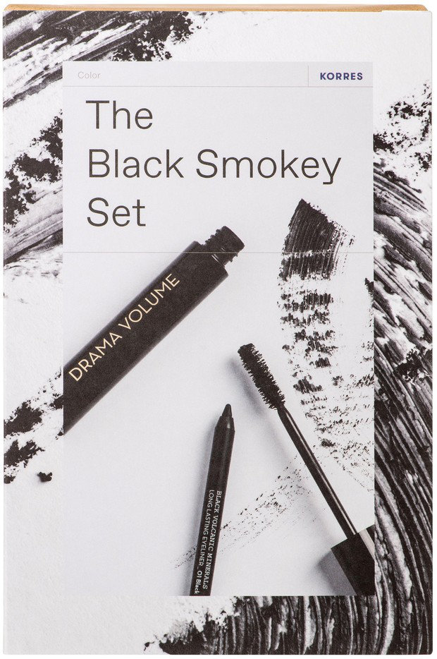 Korres The Black Smokey Set Drama Volume