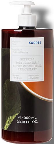 Korres Mint Tea Renewing Body Cleanser 1000ml