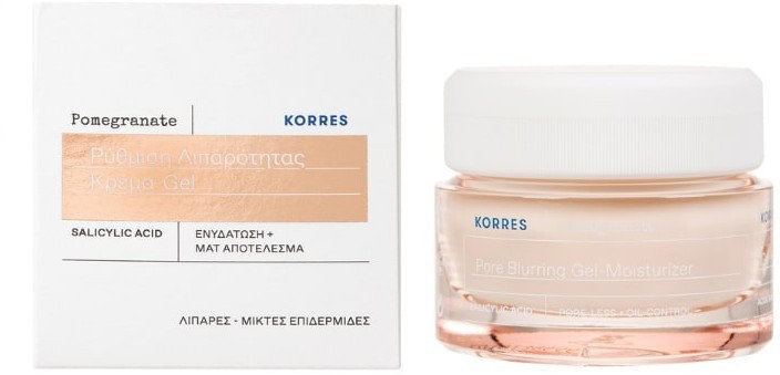Korres Pomegranate Pore Blurring & Moisturizer Gel Face 40ml