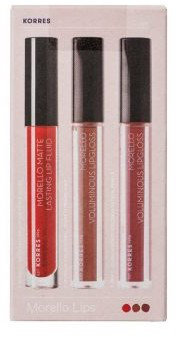 Korres Set Morello Matte Lasting Lip Fluid 53,31,23