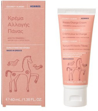 Korres Nappy Change Cream Coconut & Almond 40ml