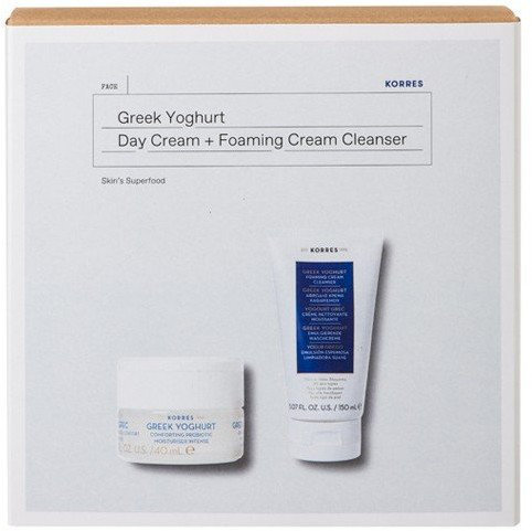 Korres Set Greek Yoghurt Day Cream & Foaming Cream Cleanser