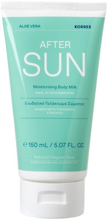 Korres After Sun Moisturising Body Milk Aloe Vera 150ml