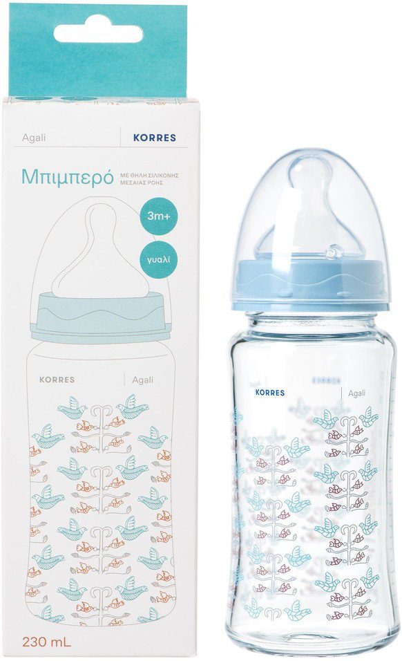 Korres Agali Feeding Bottle 3m+ 230ml
