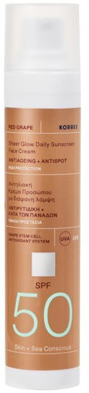 Korres Red Grape Face Sunscreen SPF50+ 50ml