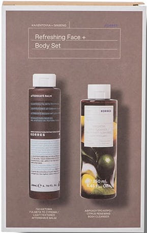 Korres Men 2022 Refreshing Face & Body Care Set