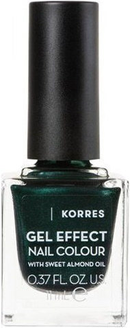Korres Gel Effect Nail Colour No89 Velvet Green 11ml