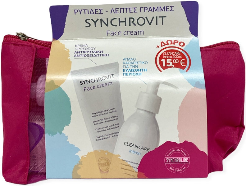 Synchroline Synchrovit Face Cream 50ml+Cleancare Intimo 200m