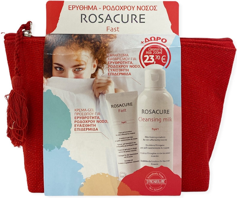 Synchroline Rosacure Gel Cream 30ml & Cleansing Milk 200ml