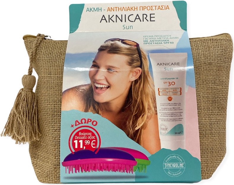 Synchroline Acnicare Sun Spf30 50ml & Dessata Brush