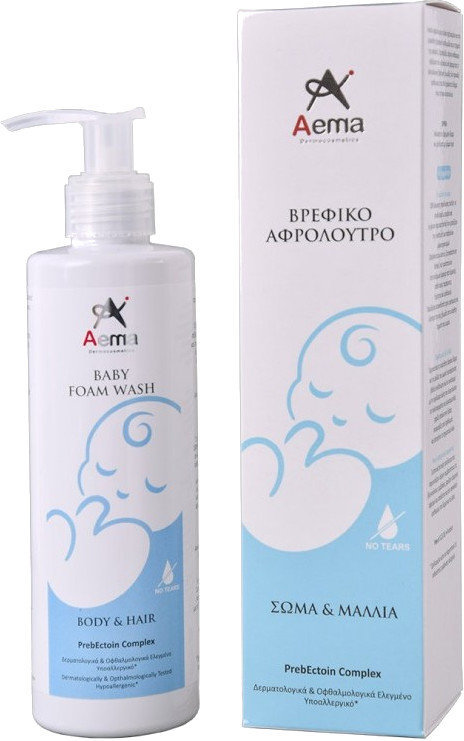 Aemia Baby Foam Wash Βody & Hair 250ml