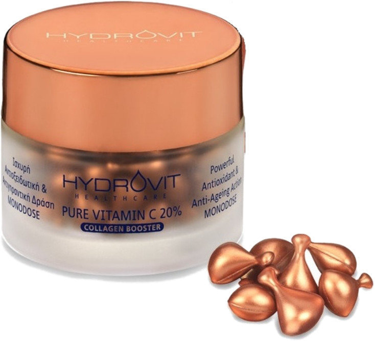 Hydrovit Pure Vitamin C 20% Collagen Booster Monodose 60caps