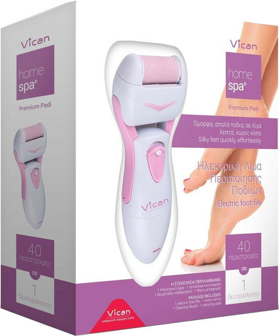 Vican Home Spa Electric Foot File 1τμχ