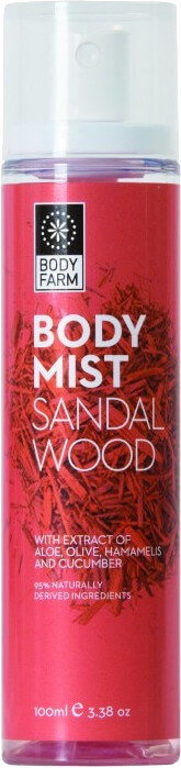 Bodyfarm Sandalwood Body Mist 100ml