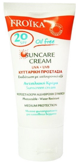 Froika Suncare Cream SPF20 Oil Free Oily to Acne Skin 50ml