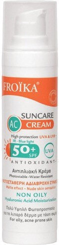 Froika Suncare AC Cream SPF50+ for Oily Acne-Prone Skin 40ml
