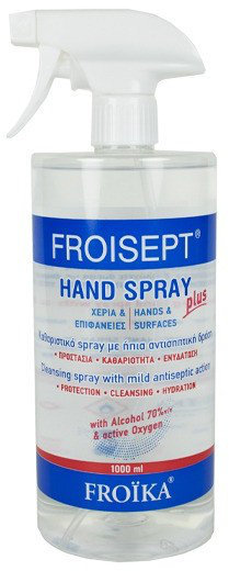 Froika Froisept Plus Καθαριστικό Spray Χεριών 1000ml