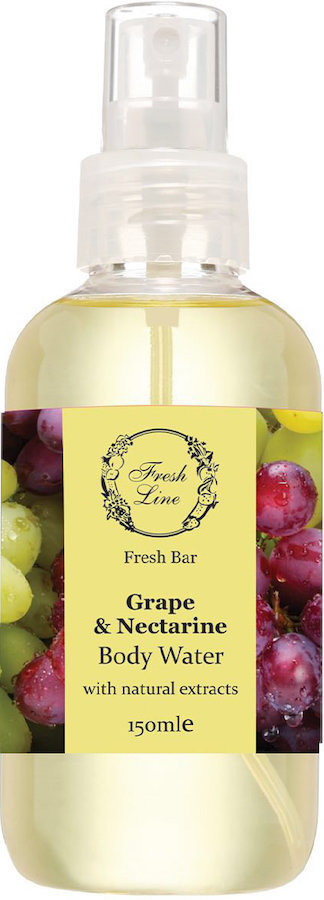 Fresh Line Grape & Nectarine Body Water 150ml