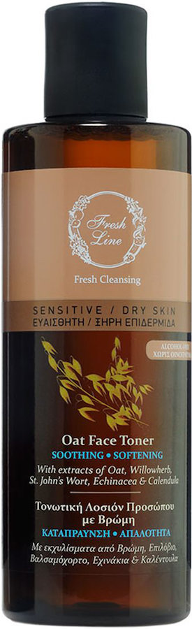 Fresh Line Oat Face Toner for Sensitive & Dry Skin 220ml