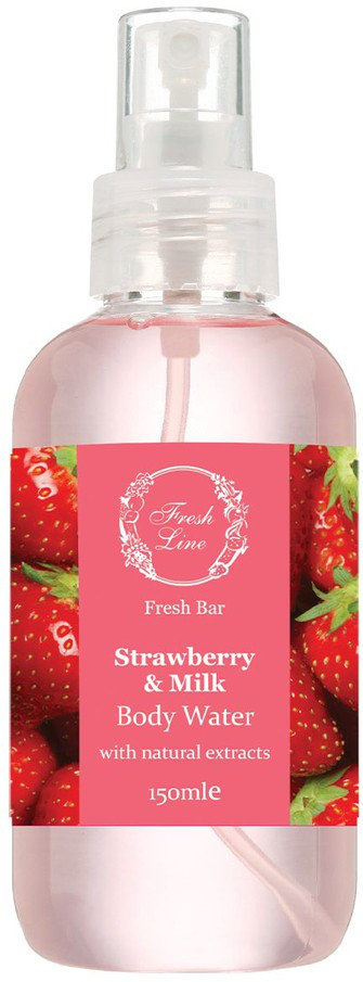 Fresh Line Strawberry & Milk Body Water 150ml