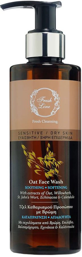 Fresh Line Oat Soothing Face Wash Sensitive/Dry Skin 220ml