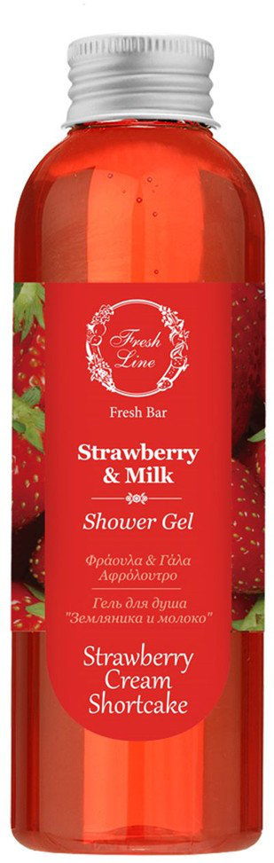 Fresh Line Strawberry & Milk Shower Gel 200ml