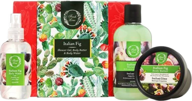 Fresh Line Italian Fig Freshly Cut Juicy Figs Cactus Set