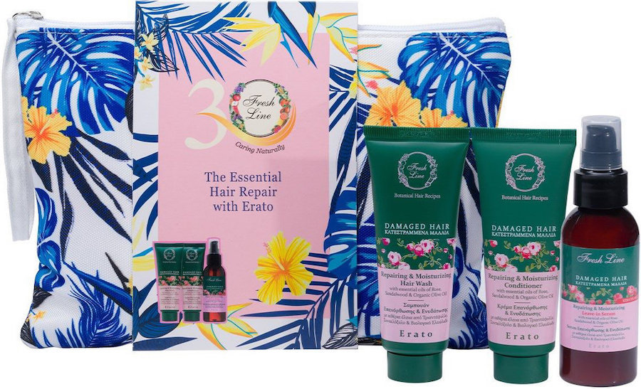 Fresh Line Erato ΕΡΑΤΩ Σετ Περιποίησης Μαλλιών Travel Size