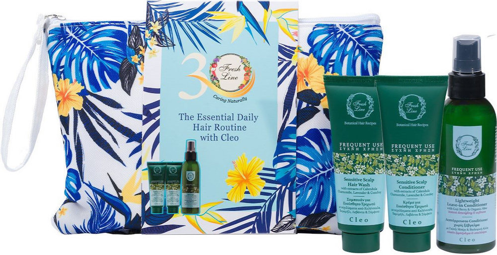 Fresh Line Cleo ΚΛΕΙΩ Σετ Περιποίησης Μαλλιών Travel Size